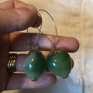 EUC Funky stone drop earrings